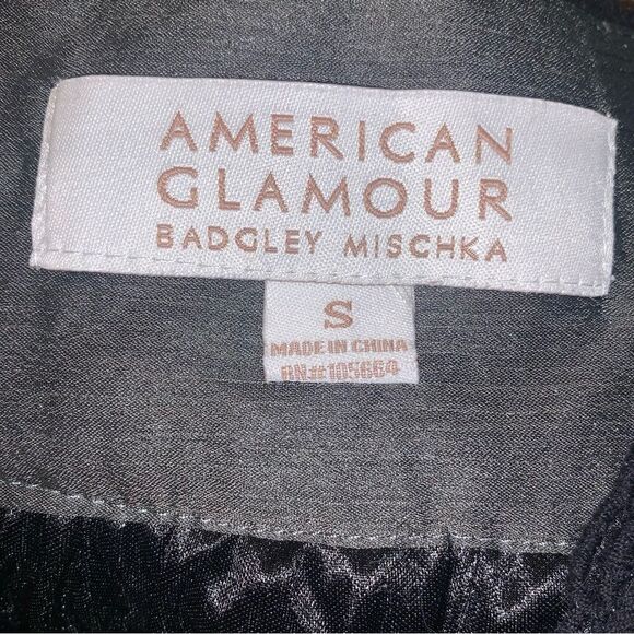 American Glamour by Badgley Mischa Sheer  Lace Top - Picture 11 of 13